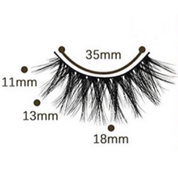 A9 Cruelty Free Faux Mink 3D Light-weight False Volume Eyelashes - Picture 2 of 2